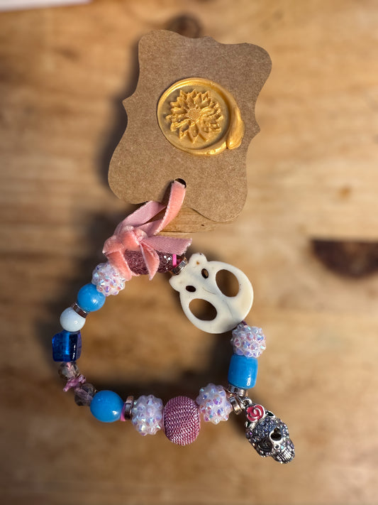 Halloween 2 Skull Bracelet